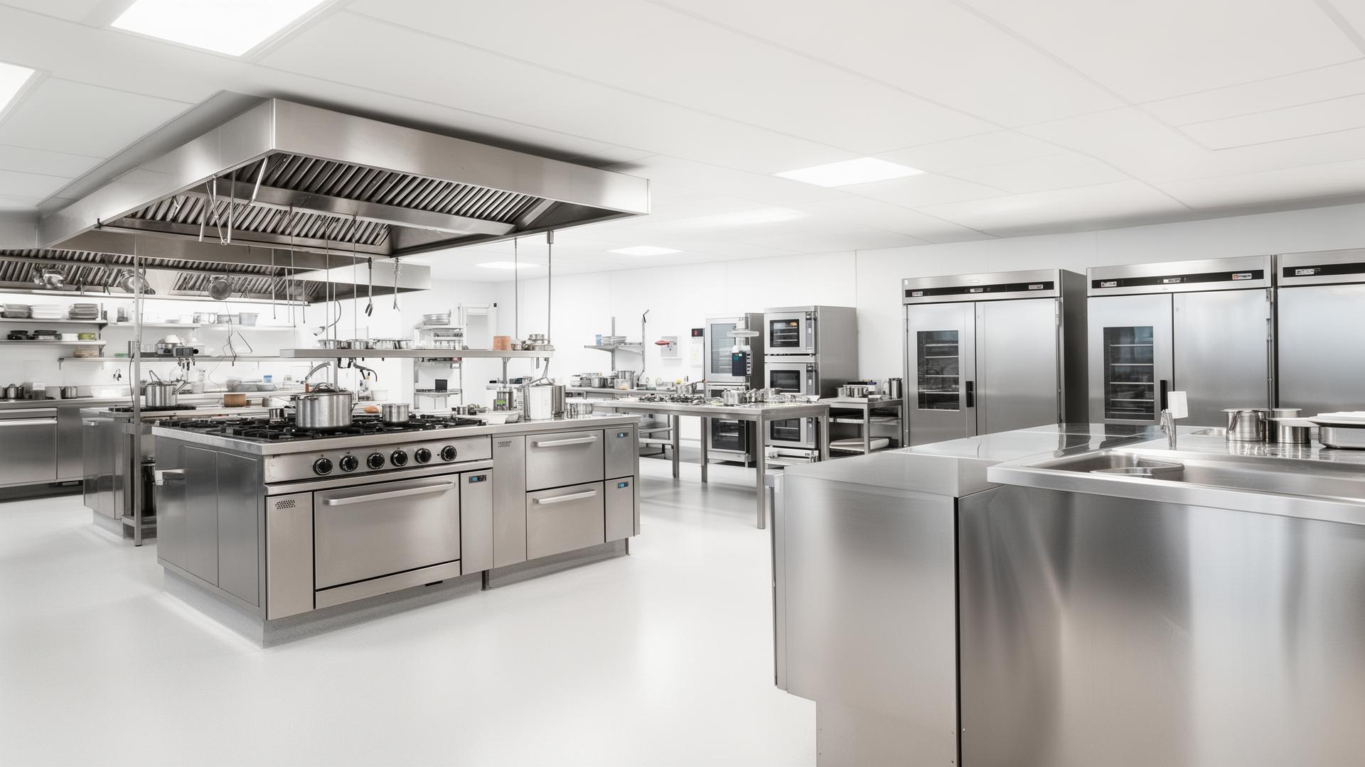 Cozinha profissional em aço inox